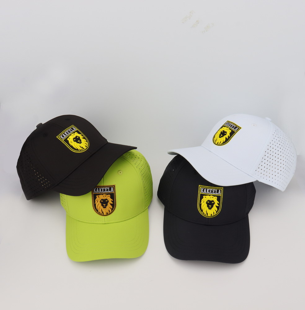 100 Polyester Waterproof Laser Cut Hole Perforated Hat