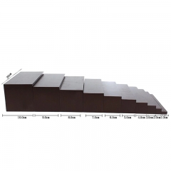 Montessori Matériaux Escalier marron Outils éducatifs sensoriels Jouets d'apprentissage préscolaire