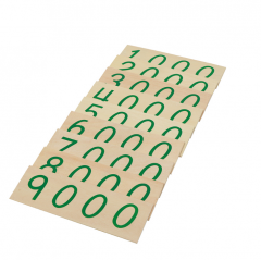 Монтессори большой деревянный номер карты с коробкой (1-9000)