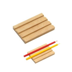 Soporte para 3 lápices materiales de madera Montessori