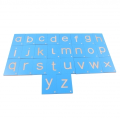 蒙台梭利材料编号字母瓷砖木制蒙台梭利儿童幼儿园学习玩具
