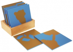 Montessori Land And Water Forms Card Set Montessori Geography Learning Cards Early Childhood Education Montessori Materials