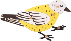 蒙特梭利材料教育工具动物鸟类拼图学前早期蒙特梭利幼儿玩具