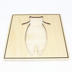 Montessori Materials Educational Tools Insect Cicada Puzzle Preschool Early Montessori Toys for Toddlers