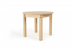 Table ronde en bois