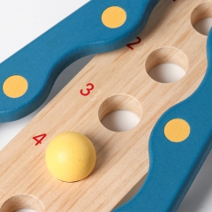 Holz Roll Ball Spiel Kinder Hand-auge-koordination Ausbildung Spielzeug Frühe Bildung Holz Spielzeug für Kind