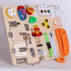 Деревянная доска Монтессори игрушки для дошкольного обучения обучающие игрушки жизненные навыки и мелкая моторика детская сенсорная игрушка