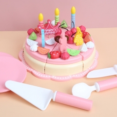Игра Деревянный день рождения торт наборы притворяться