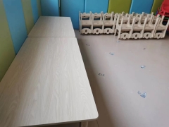 Mesa de niños de 3 a 6 años, muebles de madera de jardín de infantes de alta calidad