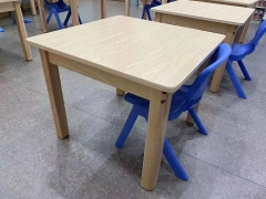 High Quality kids wooden table and chairs for kindergarten school daycare preschool furniture