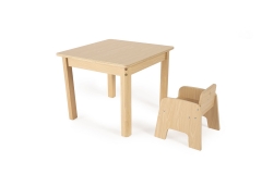 Детский деревянный стол и стулья для детского сада