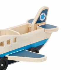 Hot Sale Wooden Model Airplane Toys Cheap Educational Child 3D Wooden Transport Baby Kids Toys