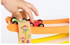New Design Educational Toys For Kids Gliding Car Vehicle Wooden Toy Track