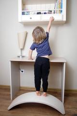 Material Montessori de madera personalizado equipo de entrenamiento educativo tabla de equilibrio para niños