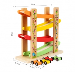 Novo design brinquedos educativos para crianças, veículo de madeira, pista de brinquedo