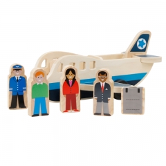 Heißer Verkauf Holz Modell Flugzeug Spielzeug Günstige Bildungs Kind 3D Holz Transport Baby Kinder Spielzeug