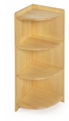 子供用家具モンテッソーリ3層おもちゃ収納木製コーナー棚