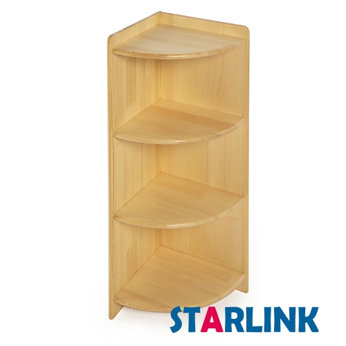 Meubles éducatifs en bois pour enfants Montessori 3 couches de stockage de jouets étagère d'angle en bois