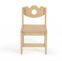 Sillas de madera naturales para niños, muebles de jardín de infantes, sillas de madera para preescolar