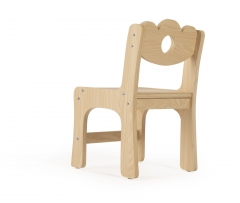 Sillas de madera naturales para niños, muebles de jardín de infantes, sillas de madera para preescolar