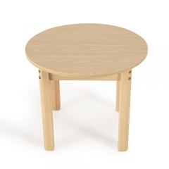 Table ronde en bois