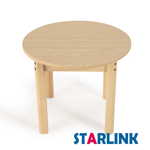 Daycare Furniture Children Wooden Study Table Round Wooden Table