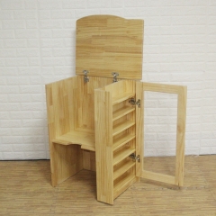 Montessori mobiliário de madeira multifuncional para crianças suporte de copo infantil pré-escolar infantil