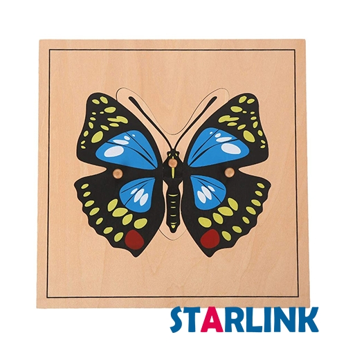 Montessori Matériaux Outils éducatifs Puzzle Insectes Papillons Jouets Montessori préscolaires pour les tout-petits