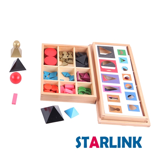 蒙台梭利小型木制语法符号带盒蒙台梭利材料木制学习玩具