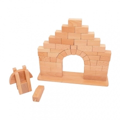 Jouet éducatif sensoriel en bois pour enfants Le matériel Montessori de l'arc romain
