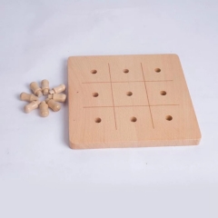 Wooden Peg Board Montessori Toys Baby Two Finger Grasp Educational Early Learning Toys For 1-3 Years Olds Birthday Gift
