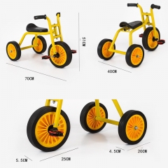 Triciclo de rueda de goma para niños, triciclo para niños, triciclo para niños, triciclo para caminar para bebés, triciclo para 2 a 6 años