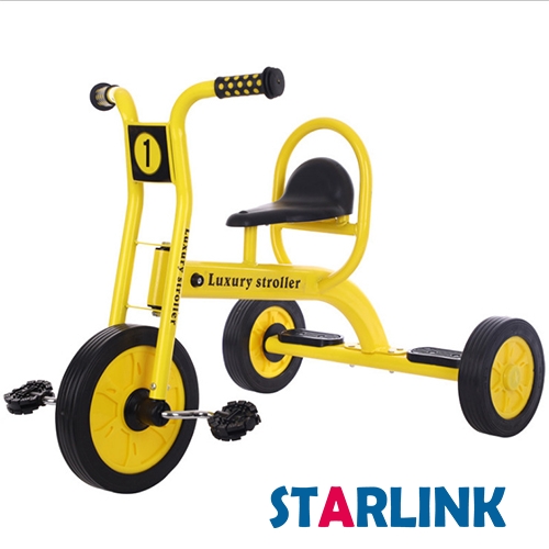 卸売幼稚園のおもちゃのトライクキッズダブルシート三輪車
