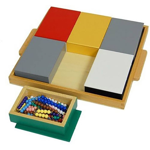 Hot Selling Wooden Educational Toys Montessori Complete Beads Set Negative Snake Game For Kids