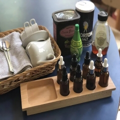 Starlink En71 Early Learning Wooden Baby Educational Montessori Toys Tasting Bottles