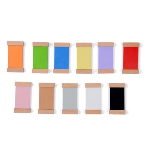 Baby Wooden Educational Montessori Sensorial Material Color Tablets Other Educational Toys