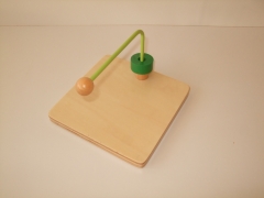 Montessori Wooden Toys Montessori Teaching Aids Horizontal Dowel Variation Serpentine And Straight Jouets Montessori