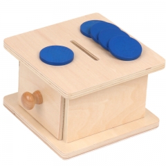 SatrLink Montessori Teaching Aids Early Education Wooden Toy Imbucare Box