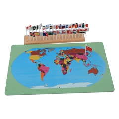Starlinkkids Montessori Materials Wooden Educational Toys Flags Of The World Montessori Toys