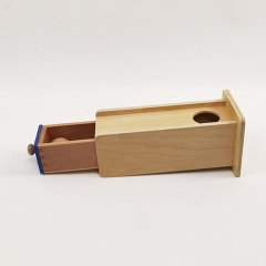 Learning Educational Preschool Montessori Kids Toy Baby Wood Object Permanence Box Drawer