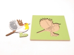 Montessori Educational Toys Toys Baby Early Learning Educational Toys Montessori Bird Skeleton Puzzle