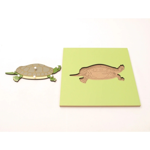 Wooden Toys Puzzles Kids Preschool Toys Animal Turtle Skeleton Jigsaw Puzzle Toys For Kids