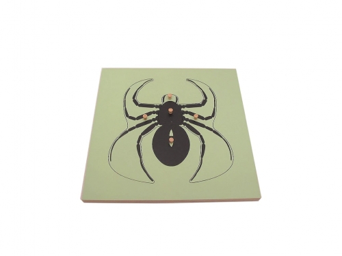 Wooden Toys For Kids Learning Preschool Toys Montessori Materials Mdf Spider Jigsaw Puzzle
