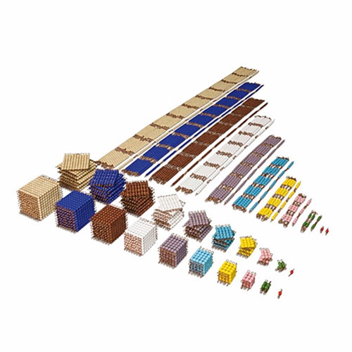 High Quality Children Montessori Educational Toys For Mathematic Complete Beads Set