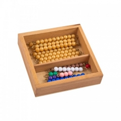 Montessori Wooden Box for Teen Board Math Material for Kids Early Educational Toy
