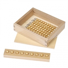 Montessori Wooden Box for Teen Board Math Material for Kids Early Educational Toy