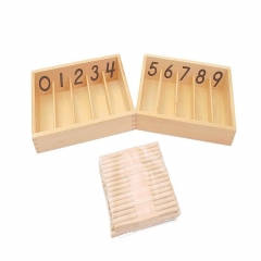 Popular Beech Wood Educational Children Toys Montessori Spindle Box