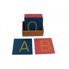 Starlink Wooden Set Montessori Materials Learning Letters Lower And Capital Case Sandpaper