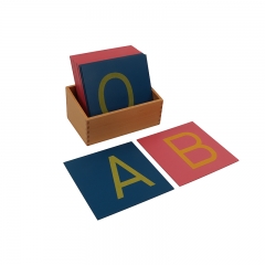 Starlink Wooden Set Montessori Materials Learning Letters Lower And Capital Case Sandpaper