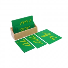 Starlink Montessori Preschool Language Teaching Aids Lower Case Double Sandpaper Letters